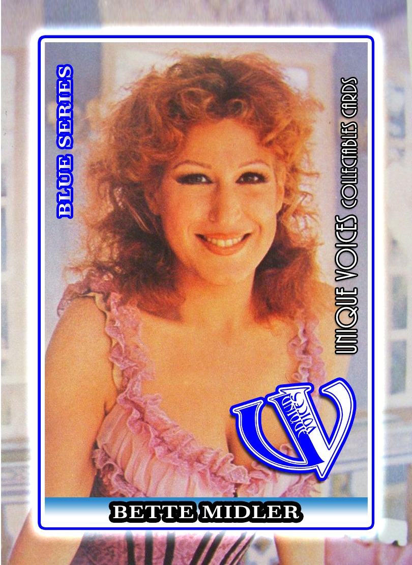 Bette Midler Blue Card